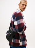 Black Padded Reporter Bag  Men