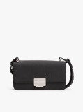 Black Flap Closure Crossbody Bag  Women