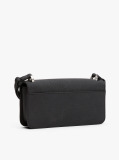 Black Flap Closure Crossbody Bag  Women