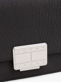Black Flap Closure Crossbody Bag  Women