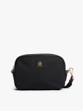 Black Webbing Crossbody Camera Bag  Women