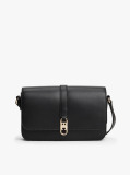 Black TH Monogram Flap Crossbody Bag  Women