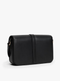 Black TH Monogram Flap Crossbody Bag  Women
