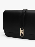 Black TH Monogram Flap Crossbody Bag  Women