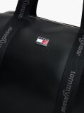 Black Essential Repeat Logo Tote Bag  Women