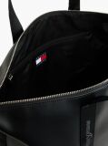 Black Essential Repeat Logo Tote Bag  Women