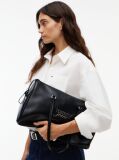 Μαύρο Τσάντα Tote με Μεταλλικό Λογότυπο  Γυναίκες