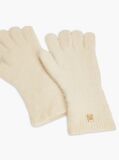 Beige Chic TH Monogram Gloves With Alpaca  Women