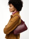 Red TH Monogram Plaque Crossbody Hobo Bag  Women
