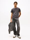 Black Mottled Slim Fit T-Shirt  Men