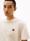 Άσπρο T-Shirt Με Σήμα Tommy Και Κανονική Λαιμόκοψη  Άνδρες