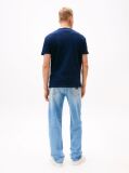 Μπλε T-Shirt Με Σήμα Tommy Και Κανονική Λαιμόκοψη  Άνδρες
