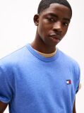 Μπλε T-Shirt Με Σήμα Tommy Και Κανονική Λαιμόκοψη  Άνδρες