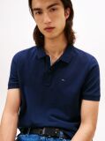 Blue Flag Patch Slim Fit Polo Shirt  Men