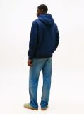Μπλε Hoody Σε Κανονική Γραμμή Με Λογότυπο  Άνδρες