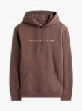Καφέ Hoody Σε Κανονική Γραμμή Με Λογότυπο  Άνδρες