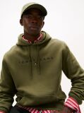 Πράσινο Hoody Σε Κανονική Γραμμή Με Λογότυπο  Άνδρες