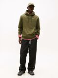 Πράσινο Hoody Σε Κανονική Γραμμή Με Λογότυπο  Άνδρες