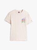 Άσπρο T-Shirt Με Λογότυπο  Άνδρες