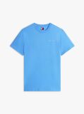 Μπλε Slim T-shirt Με Λογότυπο Και Στρογγυλή Λαιμόκοψη  Άνδρες