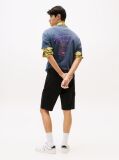 Black Scanton Slim Cargo Bermuda Shorts  Men