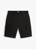 Black Scanton Slim Cargo Bermuda Shorts  Men