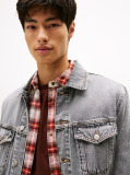 Denim Ryan Denim Trucker Τζάκετ Με Λογότυπο Στο Πίσω Μέρος  Άνδρες