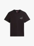 Μαύρο T-Shirt Με Κλασική Λαιμόκοψη Και Signature Πίσω Λογότυπο  Άνδρες