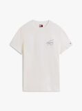 Μπεζ T-Shirt Με Κλασική Λαιμόκοψη Και Signature Πίσω Λογότυπο  Άνδρες
