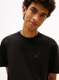 Black Tommy Flag Relaxed T-Shirt  Men