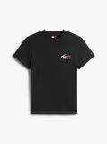 Μαύρο Slim Βαμβακερό T-Shirt Με Signature Λογότυπο  Άνδρες