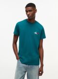 Blue Signature Logo Slim Jersey T-Shirt  Men