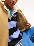 Μπεζ Άνετο Τζάκετ Από Βαμβακερό Twill  Άνδρες