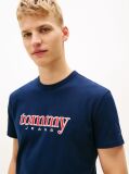 Blue Logo Appliqué Jersey T-Shirt  Men