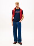 Blue Logo Appliqué Jersey T-Shirt  Men