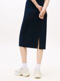 Blue Ribbed Bodycon Midi Dress  Women