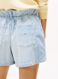 Denim Loose Paperbag Denim Shorts  Women