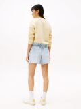 Denim Loose Paperbag Denim Shorts  Women