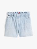 Denim Loose Paperbag Denim Shorts  Women
