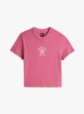 Μωβ Varsity T-Shirt Σε Κανονική Γραμμή  Γυναίκες