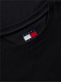 Μαύρο T-Shirt Με Κλασική Λαιμόκοψη Και Κεντητό Σημαιάκι  Γυναίκες