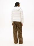 Beige Hooded Down Puffer Jacket  Women