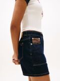 Denim Denim Ίσια Μίνι Φούστα Με Κεντητό Σημαιάκι  Γυναίκες