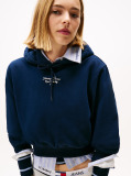 Blue Essential Logo Hoodie  Women