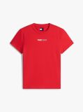 Κόκκινο T-Shirt Με Λογότυπο Και Κλασική Λαιμόκοψη  Γυναίκες