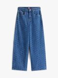Denim Τζιν Σε Loose Με Κανονική Μέση Και Spell-Out Σχέδιο  Γυναίκες