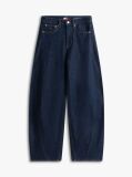 Denim Τζιν Με Κανονική Μέση Και Tapered Barrel Γραμμή  Γυναίκες