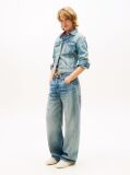 Denim Άνετο Denim Τζάκετ Με Ξεθωριασμένο Φινίρισμα  Γυναίκες