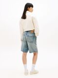 Denim Zip-Thru Cropped Denim Jacket  Women