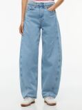 Denim Τζιν Σε Γραμμή Barrel Με Λοξή Ραφή  Γυναίκες